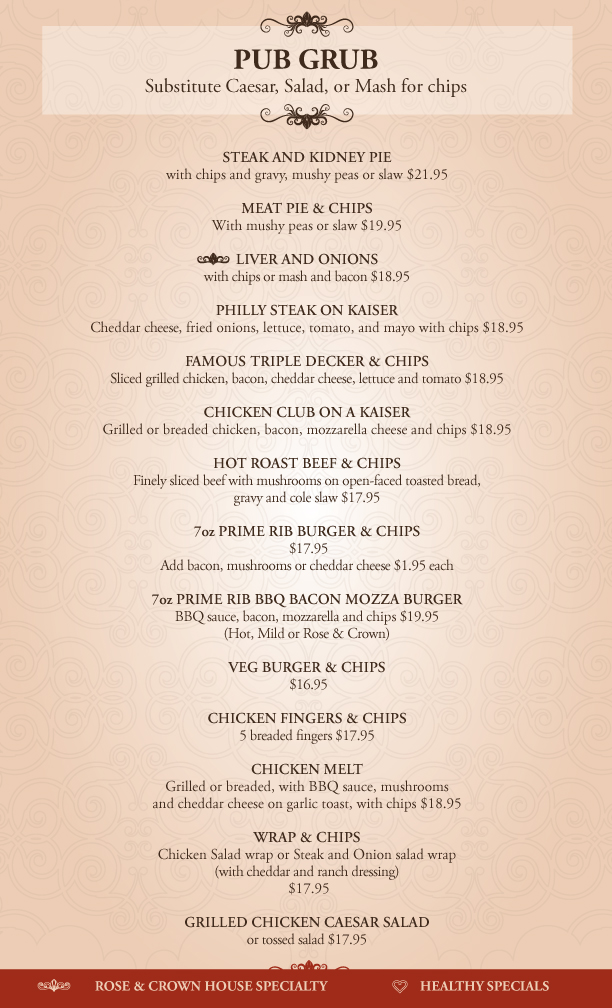 Menu - page 2