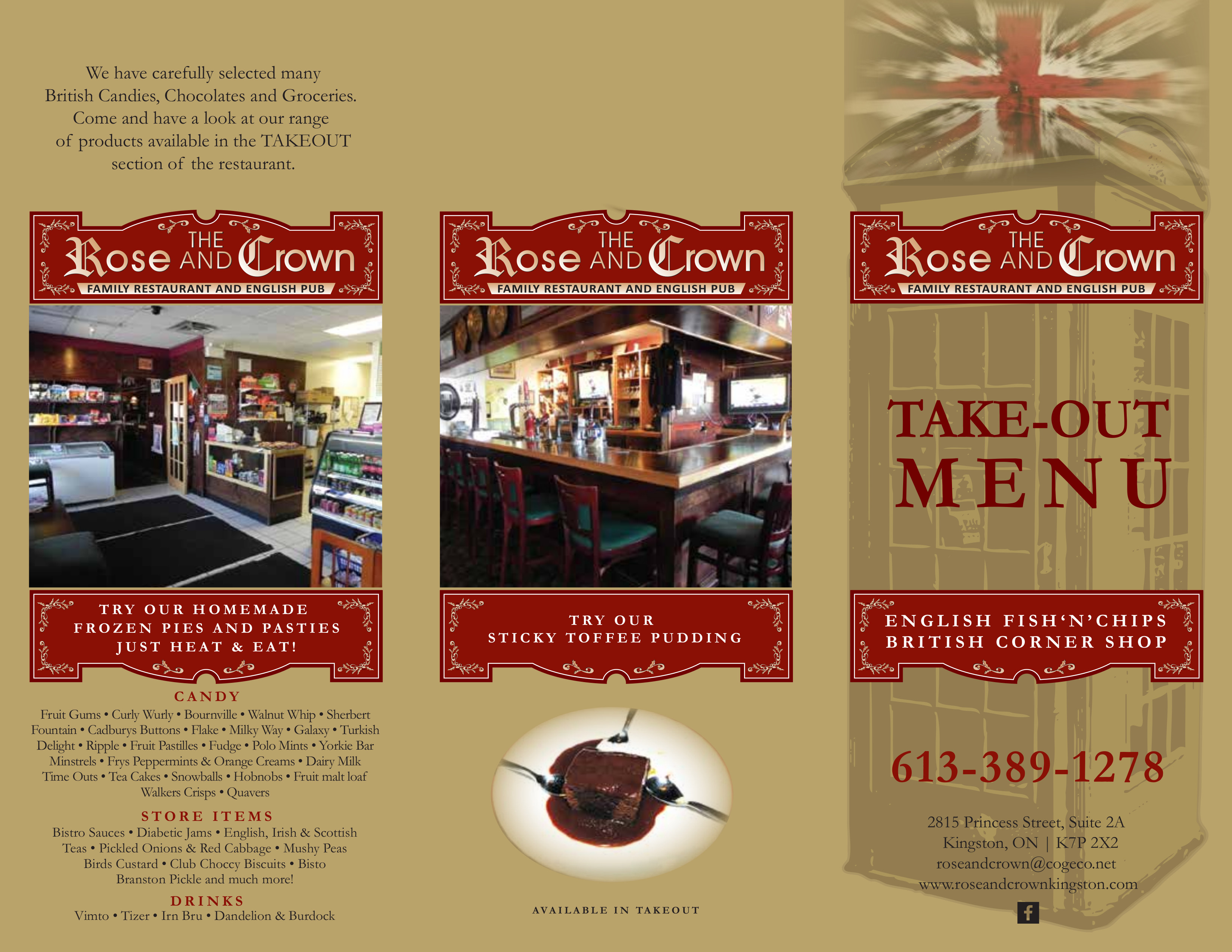 Menu - Take-out - Page 1
